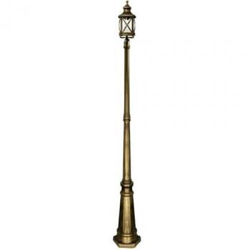 Farola Exterior Orquídea E27 Oro