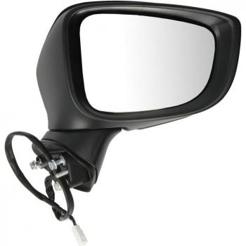 Retrovisor exterior BLIC 5402-14-2001702P - Espejo retrovisor, lado izquierdo, con carcasa negra, ajuste manual, cristal convexo, compatible con varios modelos de vehículos