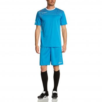 Uhlsport Match Team Kit S/S Camiseta de equipación de fútbol, Hombre, Azul