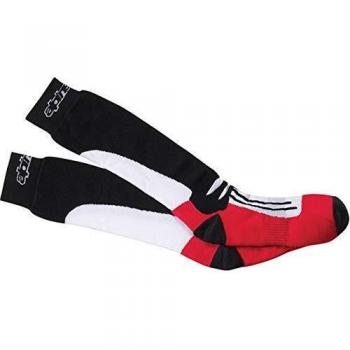 Alpinestars 1207239 - Calcetines, negro/rojo, L/XXL, juego de 2