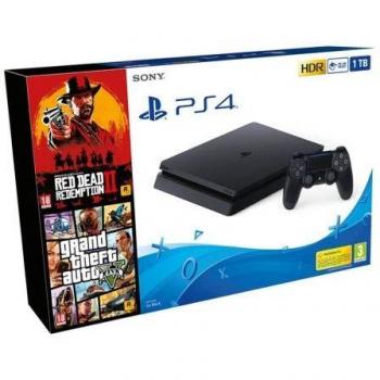 Consola SONY PS4 SLIM 1TB + V