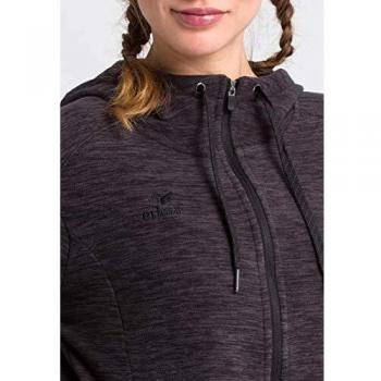 Erima Women's Fleece Jacket - Black, Size 46