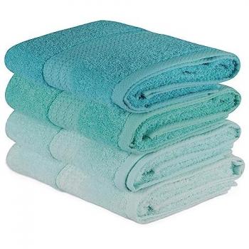 Juego de Toallas de Mano 4 Piezas Algodón 500 Gr/m² - Suaves, Absorbentes y en Variedad de Colores