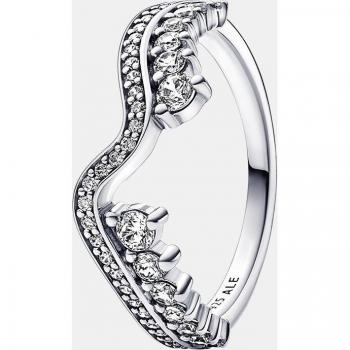 Anillo Pandora Timeless de plata con circonitas