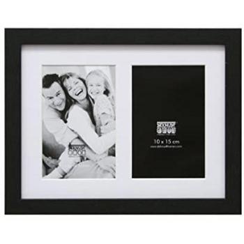 Marco de Fotos Deknudt S66KA2 13x18 cm con Passepartout en madera