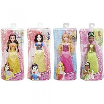 Hasbro- MUÑECA Princesa Disney Brillo Real Fashion