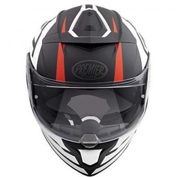Casco Integral Premier Devil GT 92 BM Blanco-Negro-Rojo XL