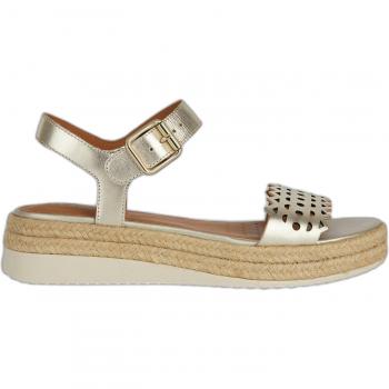 Sandalias Mujer Geox D Eolie A Dorado Claro