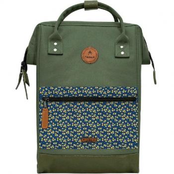 Cabaia Adventurer Medium Seoul - Mochila Verde Militar de Poliéster Reciclado Repelente al Agua Unisex