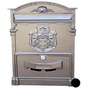 Tryun - Buzon Aluminio Imperio Negro 25X8X40,8Cm Nattur