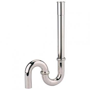 Sifón para Lavadora Vertical de Latón Cromado 32mm - VALENTIN