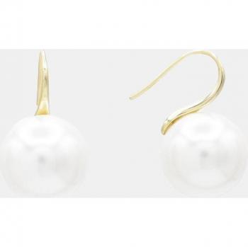 Pendientes Basic Hook con perla blanca