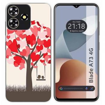 Funda de Silicona para Zte Blade A73 4G con Diseño de Pajaritos
