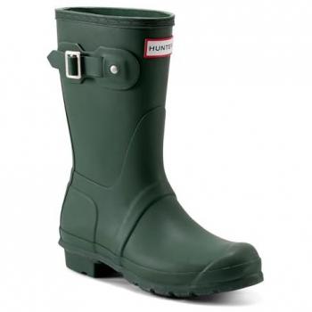 Hunter Original Short Waterproof Wellington Boots - Green