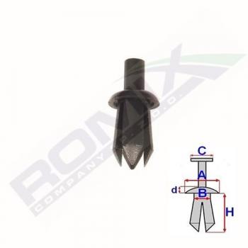 Grapa de montaje para motocicleta ROMIX ROM C70434