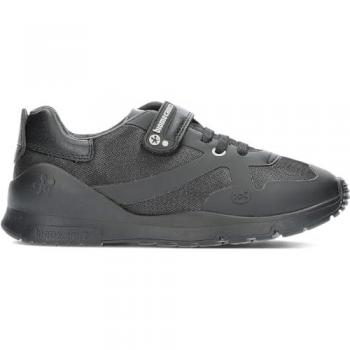 Zapatos Niña Biomecanics 231011 Negro - Cómodos y Resistentes, Zapatos de cordones de niño de piel con cierre de cordón y adherente, Deportiva Colegial 231011 Negro (39),