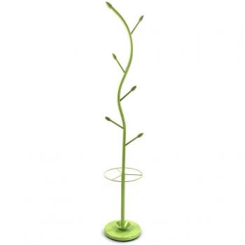 Versa Derby Perchero de Pie de Estilo Minimalista, Color Verde