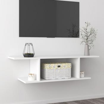 Soporte de pared para TV blanco 103x30x26,5 cm