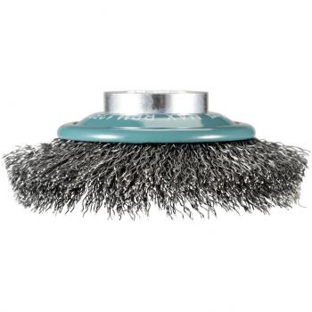 X-LOCK 100mm Crimped Wire Bevel Brush for Metal
