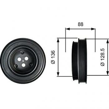 Polea de Cigüeñal Gates DriveAlign® TVD1038A