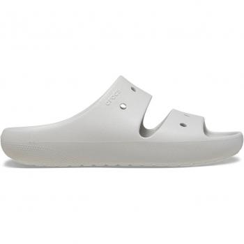Crocs - Sandalias unisex Classic Sandal v2 U Gris
