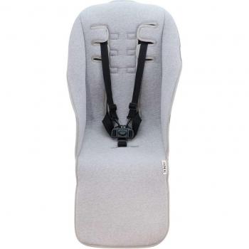 Colchoneta Uppababy Vista y Cruz Jyoko - Tejido Suave y Certificado Oeko-Tex, compatible con silla de paseo Uppababy Vista y Cruz, color Stone Grey