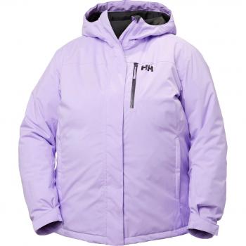 Helly Hansen Women's Snowplay Plus Ski Jacket - Purple, Plus Size