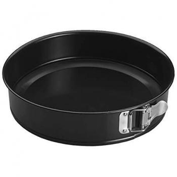 Metaltex Dolceforno Superior Molde de Repostería Desmontable, Acero, Negro, 26 cm