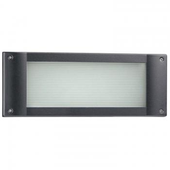 Empotrable Led pared DUBLIN 13W 1790Lm 3K CRISTHER 401B-L0113B-04 Antracita