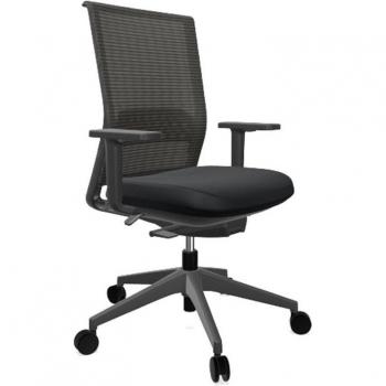 Silla Ergonómica Giratoria Malla Negra Stay 30 de Actiu
