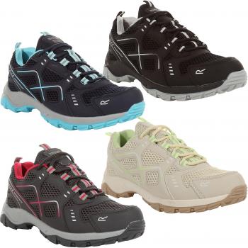 Regatta Women's Vendeavour Waterproof Lace Up Walking Shoes, Granite Pink Potion, Size: UK5