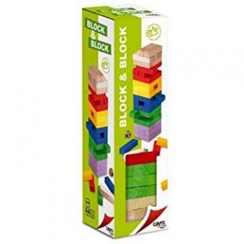 Cayro - Block & Block Colors Basic - Juego de observación y lógica - Juego de Mesa - Desarrollo de Habilidades cognitivas e inteligencias múltiples - Juego de Mesa