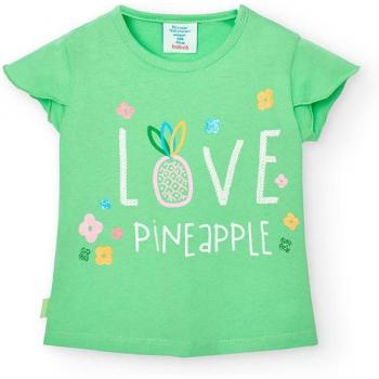 Camiseta de niña de manga corta con dibujo frontal - BCI