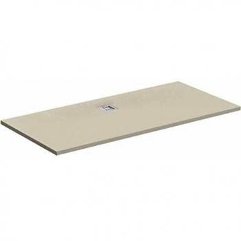 Plato de Ducha Rectangular Ideal Standard Ultra Flat S 180x80cm Color Carrara Blanco K8304FR con Desagüe Central