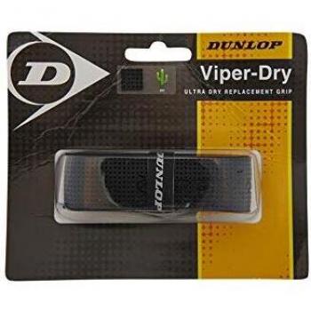 Dunlop 613255 Grip de Tenis, Unisex-Adult, Negro, Talla Única