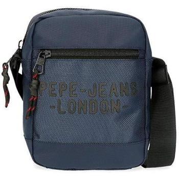 Pepe Jeans Bromley Bandolera Pequeña Azul 16x21x7 cms Poliéster