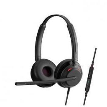 Auricular EPOS Impact 760 Duo - Cableado, USB-C, On-Ear, Tecnología BrainAdapt™ y Captación Vocal Avanzada