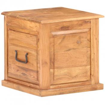vidaXL Chest 40x40x40 cm Solid Acacia Wood