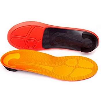 Superfeet RUN Pain Relief Insoles - Size 34-36, Orange/Black