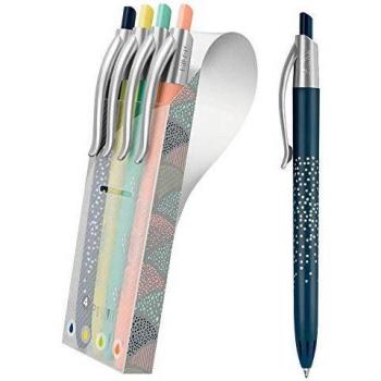 Bolígrafos de Colores Milan P1 Silver 4 Unidades
