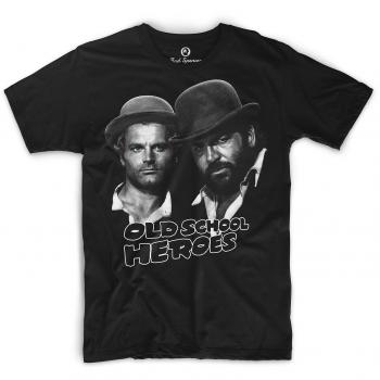 Bud Spencer Old School Heroes - Camiseta negro XXXL