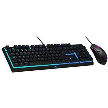 Combo Teclado y Ratón Cooler Master MS110 Fijo USB AZERTY Francés Negro