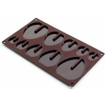 Lékué Pascua Huevos Marron Molde repostería, Silicona