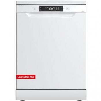 Lavavajillas Corberó CLVM6025W, 60 cm, 13 servicios, clase D, 47 dB, 8 programas, apertura automática y 3ª bandeja mini