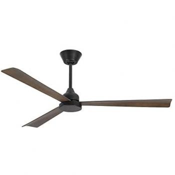 Ventilador de techo Forlight Shadow Marrón 122 cm, color marrón, con 3 velocidades y diseño moderno