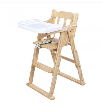 QFFL Taburete de madera sólida de los niños / sillas de cena multifuncionales del bebé / silla de bebé plegable 63 ~ 81 cm Taburete al aire libre