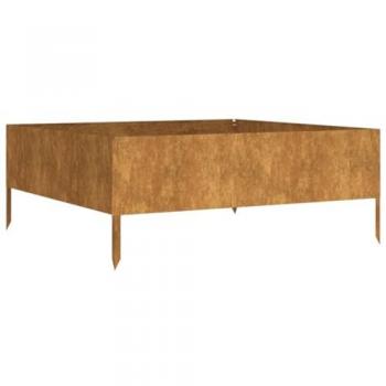 vidaXL Garden Raised Bed 100x100x41 cm Corten Steel