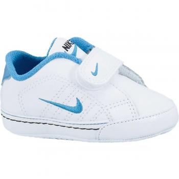 Nike First Court Tradition Lea V CB Zapatillas, Bebé-niños, Blanco / Azul, 17