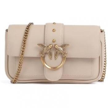 Pinko Lowe One Pasket 100061 A0F1 Beige Stylish Women's Handbag