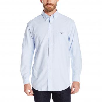 GANT THE OXFORD SHIRT LS BD - Camisa para hombre, color azul